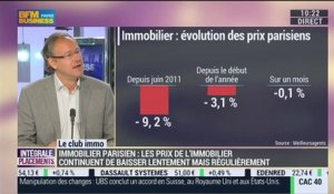 La baisse des prix de l'immobilier parisien se poursuit: Olivier Marin - 13/11