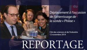 [REPORTAGE] Déplacement à l'occasion de l'atterrissage de la sonde "Philae"