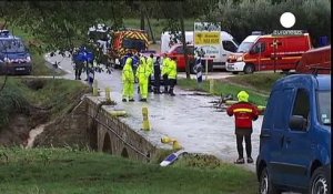 Inondations : cinq morts en France, un dans le nord de l'Italie