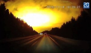 Énorme flash lumineux dans le ciel en Russie