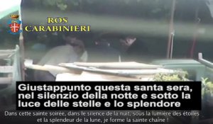 Le rite d'initiation à la mafia italienne