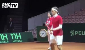 Tennis / Federer présent à l'entraînement - 20/11