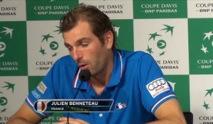 Coupe Davis - Benneteau : ''J'étais prêt''