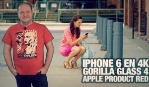 #freshnews 760 iPhone 6 en 4K. Gorilla Glass 4. Apple Product RED