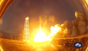 Nouvelles image de l'explosion de la fusée Antares : terrifiant!