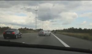 Un chauffard belge joue aux auto-tamponneuses sur l'autoroute