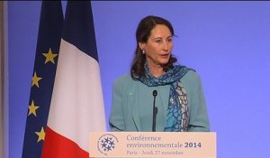 Environnement: "Un moment historique pour la France et pour la planète", selon Royal