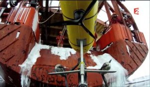 Un submersible a exploré les fonds marins du pôle Sud