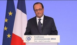Hollande plus écolo: "A un moment il faut laisser sa trace"