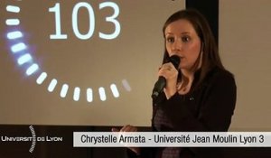Chrystelle Armata, université de Lyon - 3e prix du concours national Ma thèse en 180 secondes