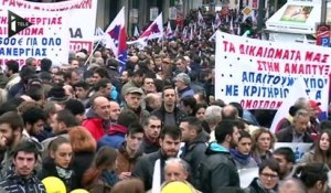 Grève générale en Grèce : 25.000 personnes dans la rue