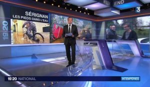 Sérignan : la ville est sous l'eau