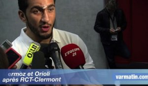 Mermoz et Orioli  après RCT-Clermont