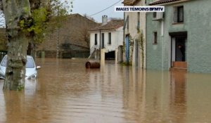 IMAGES TEMOINS BFMTV - Les inondations dans l'Aude et les Pyrénées-Orientales