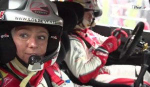 L'équipage Sébastien et Séverine Loeb au Rallye du Var