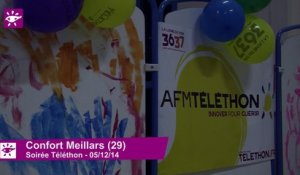 Téléthon 2014  Lacher de Lanternes à Confort-Meilars (29S)