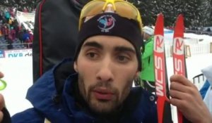 BIATHLON - CM - Fourcade : «C'est bien pour lui et pour l'équipe»