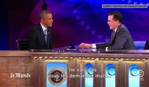 Obama plaisante sur les codes nucléaires à la télévision américaine