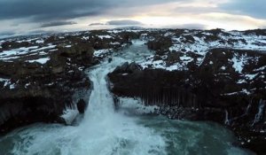 A Drone In Iceland