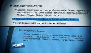 Pièces à conviction : "Un document d'Areva maquillé pour tromper l'État"