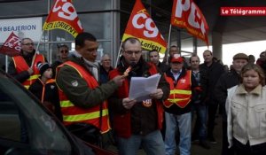 Lorient. 250 manifestants contre le plan de licenciement