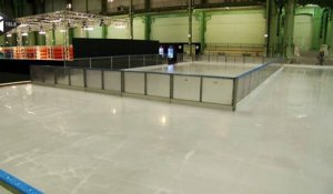 Le Grand palais inaugure sa patinoire géante