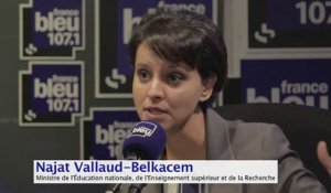 "On réactualise la carte et on se donne des moyens supplémentaires" - Najat Vallaud-Belkacem
