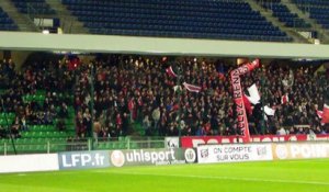 17/12/14 : SRFC-USCL : ambiance au coup d'envoi