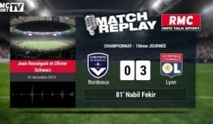 Bordeaux - Lyon (0-5) : Le Match Replay avec le son RMC Sport !