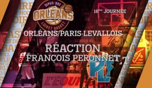 Réaction de François Peronnet - J16 - Orléans reçoit le Paris Levallois