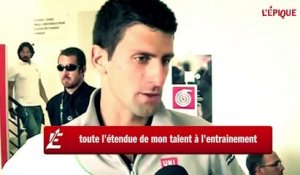 La première interview de Novak Djokovic avec le PSG