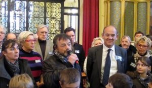 Charlie Hebdo: recueillement émouvant au Touquet en présent de Jean-Michel Delambre, ami de Cabu