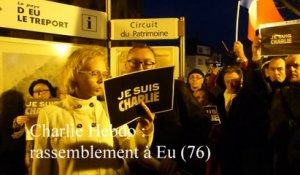 Eu : rassemblement de soutien à Charlie Hebdo