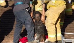 USA : Bloquée pendant 2 heures dans une cheminée - ZAPPING ACTU HEBDO DU 10/01/2015