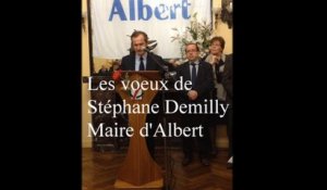 Les voeux de Stéphane Demilly, maire d'Albert