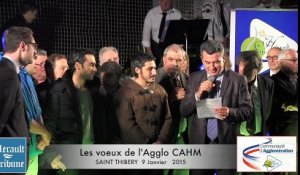 ST THIBERY - 2015 - Les VOEUX de l' AGGLO CAHM   2015 Cérémonie des voeux de l'agglomération : Les médaillés 2015