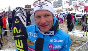 Interview de Lizeroux, 9ème du Slalom d'Adelboden - Vidéo FFS/EUROSPORT