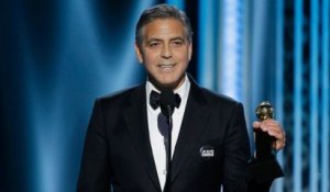 Golden Globes: George Clooney rend hommage à Charlie Hebdo