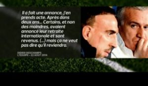 FOOT - BLEUS : Deschamps n'exclut pas un retour de Ribéry