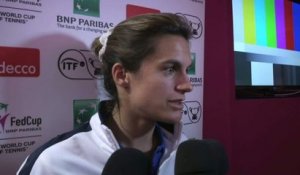 TENNIS - FED CUP - Mauresmo : «Une grosse journée demain»