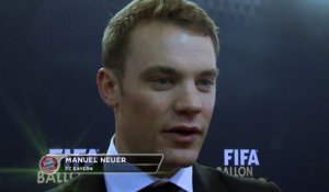 Ballon d'Or - Neuer: "Je ne suis pas déçu, mais très fier"