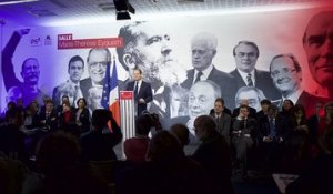 J-C Cambadélis présente ses voeux 2015 à la presse.