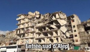 Syrie : entrée sud d'Alep