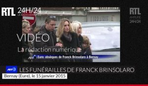 "Charlie Hebdo" : Les funérailles de Franck Brinsolaro