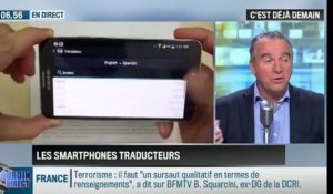 La chronique de Frédéric Simottel : "Google Translate", le premier téléphone-traducteur - 16/01