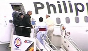Le pape écourte sa visite à Tacloban en raison du mauvais temps