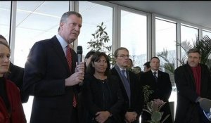 Discours du maire de New York pour les victimes des attentats parisiens