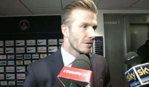 PSG - Beckham : «Les supporters ont été fantastiques !»