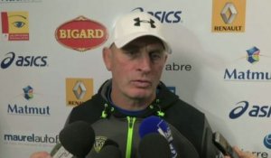 RUGBY - TOP 14 - ASM - Cotter : «Du caractère»