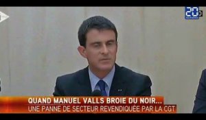 Valls: La CGT coupe le courant lors de son meeting